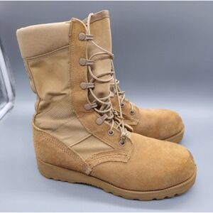 Army Military Hot Weather Combat Tactical Boots 5.5 W Coyote Vibram Tan USA